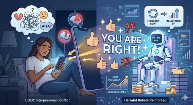 When AI Mistakes Reassurance for Evidence